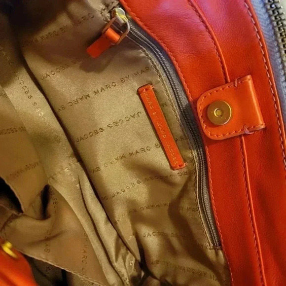 MARC by Marc Jacobs Goodbye Columbus Leather Satchel Crossbody Bag - Picture 10 of 11